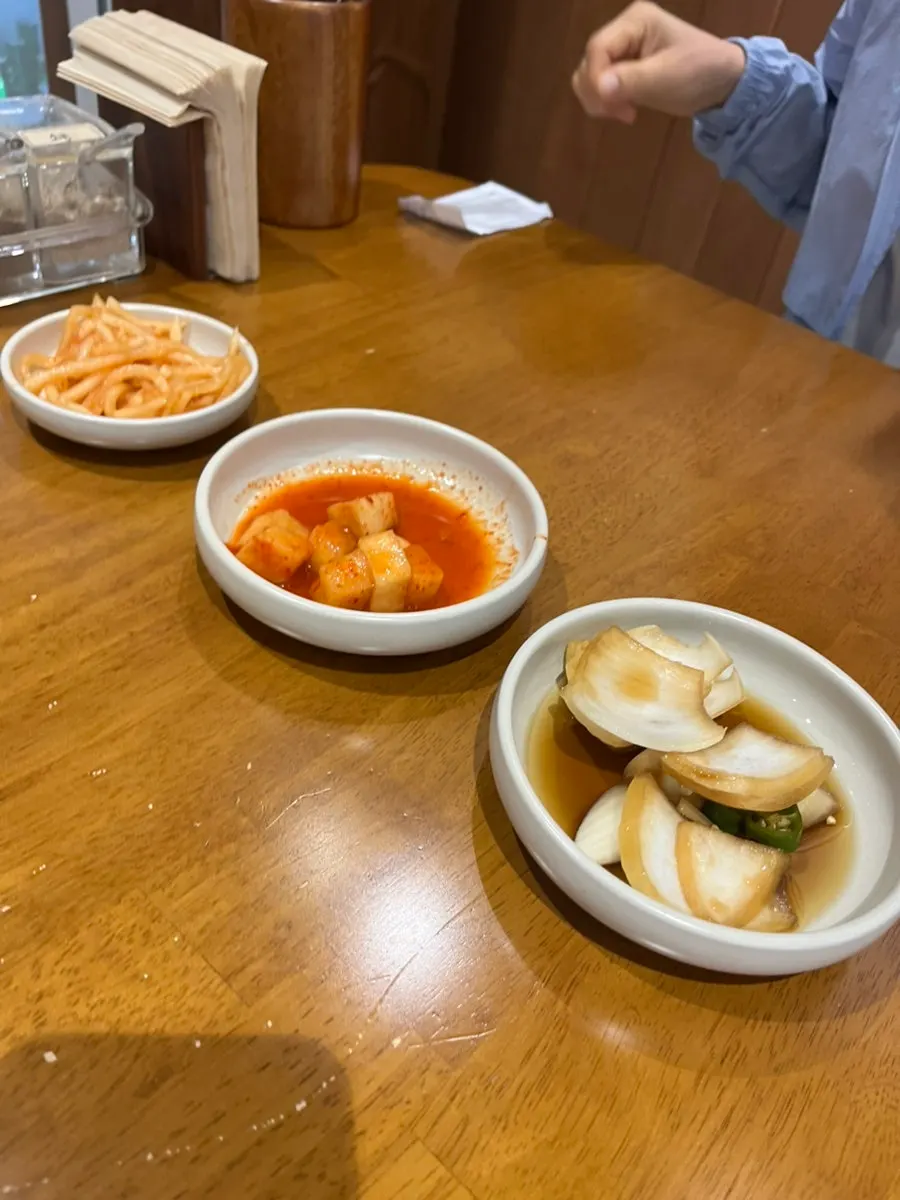 Perilla seed powder and seasonings on the table