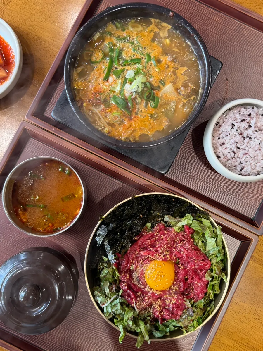 주문 후 나온 한상차림
