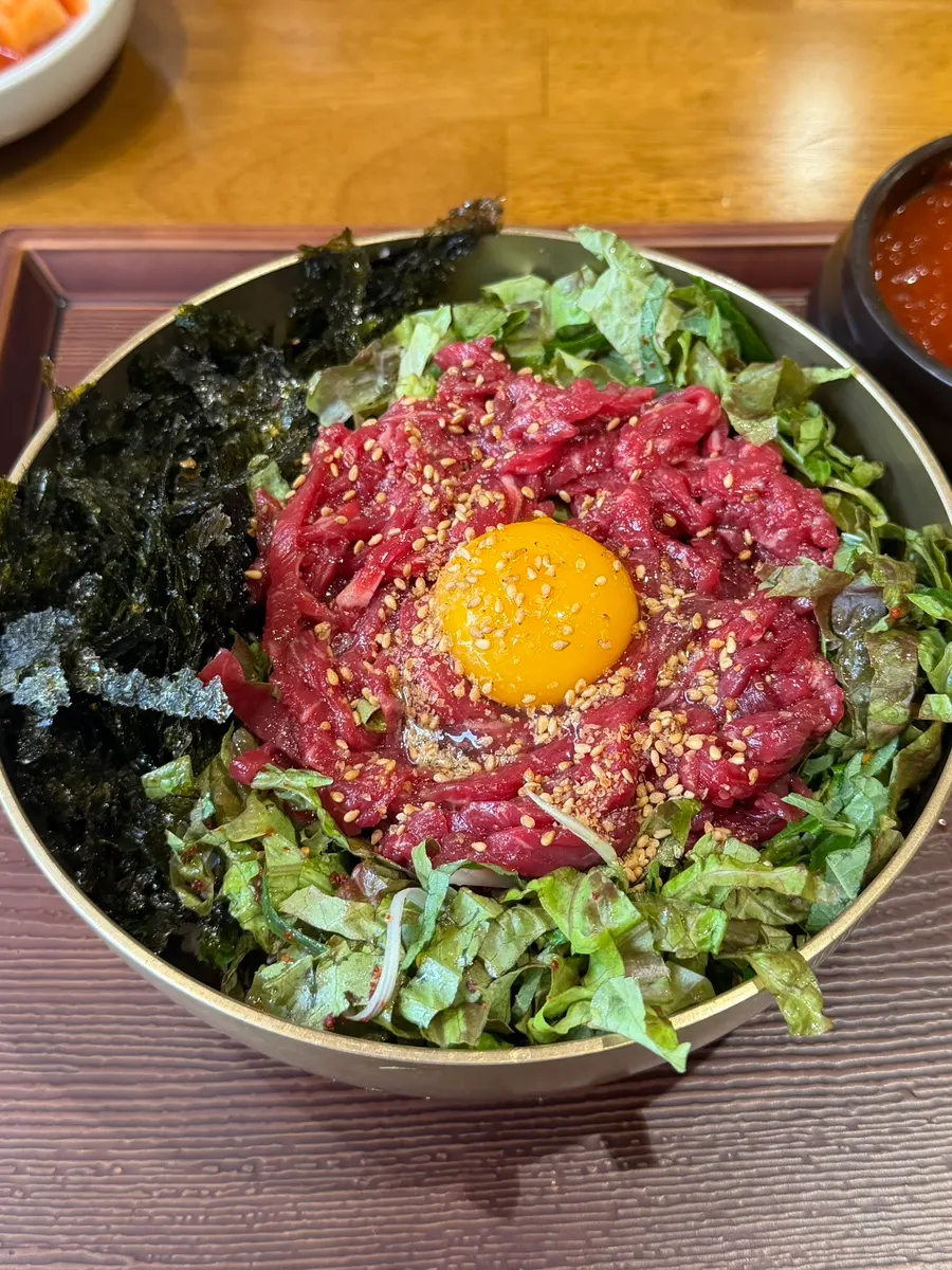 육회비빔밥 대 사이즈