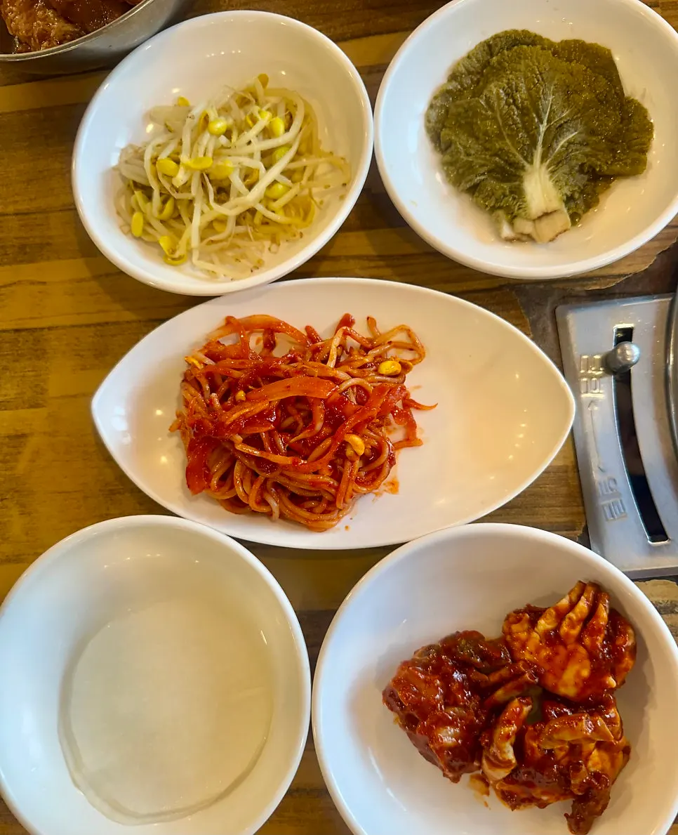 돼지갈비 곁들임 찬거리