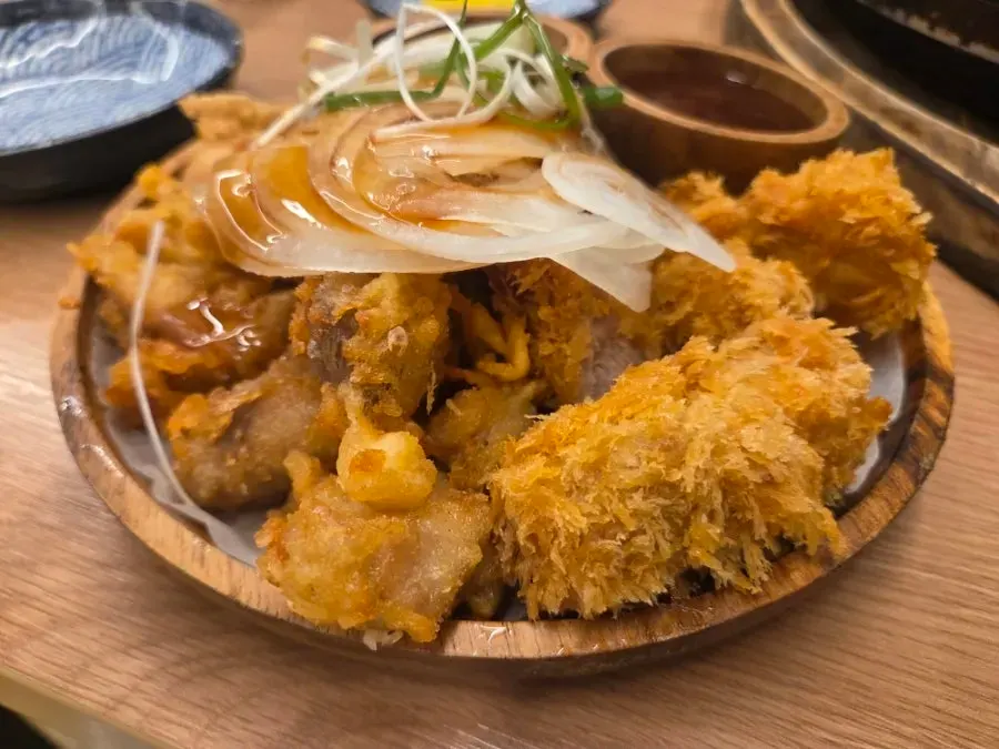 Crispy fried handmade dontang