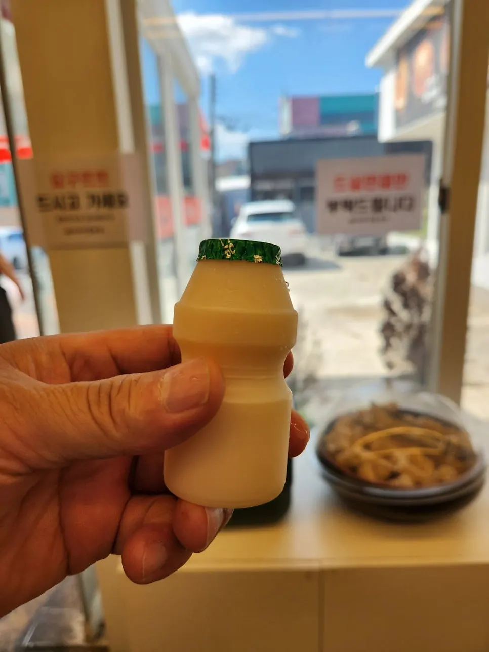 국물이 자작한 돌짬뽕 클로즈업