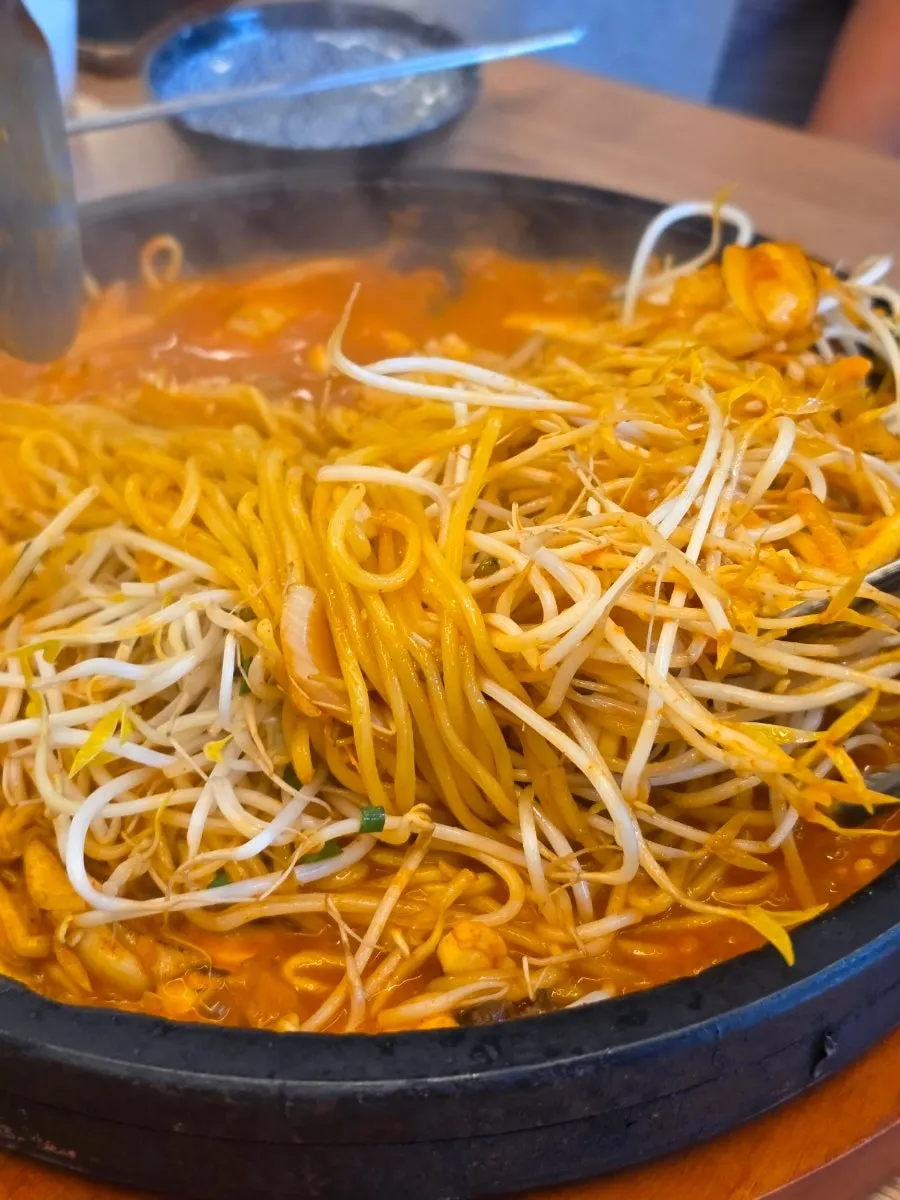 Donchitang dipped in sweet-and-sour sauce