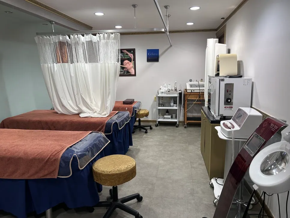 Healing House treatment room entered after the consultation