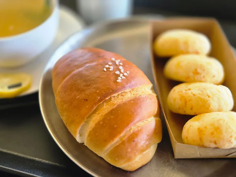 Cross-section of MUG's oversized salt bread