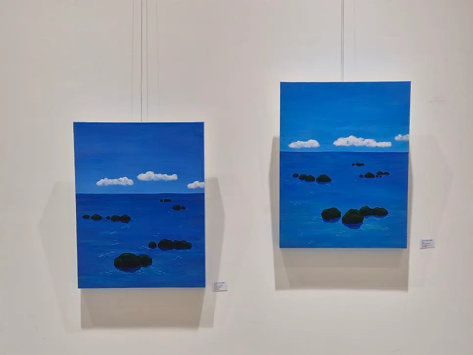 Space with exhibited artwork at MUG