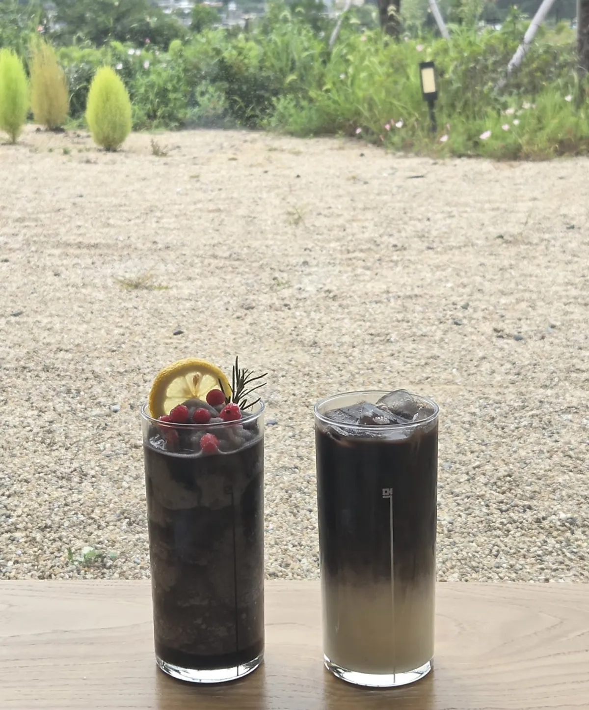 View of MUG, a large café set in nature in Sangbuk-myeon, Ulju-gun, Ulsan