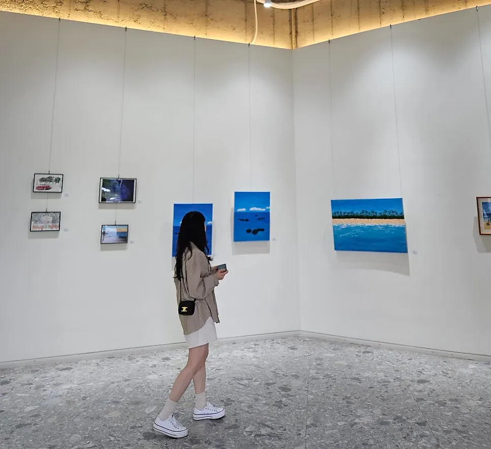 Artwork on display at MUG's exhibition space