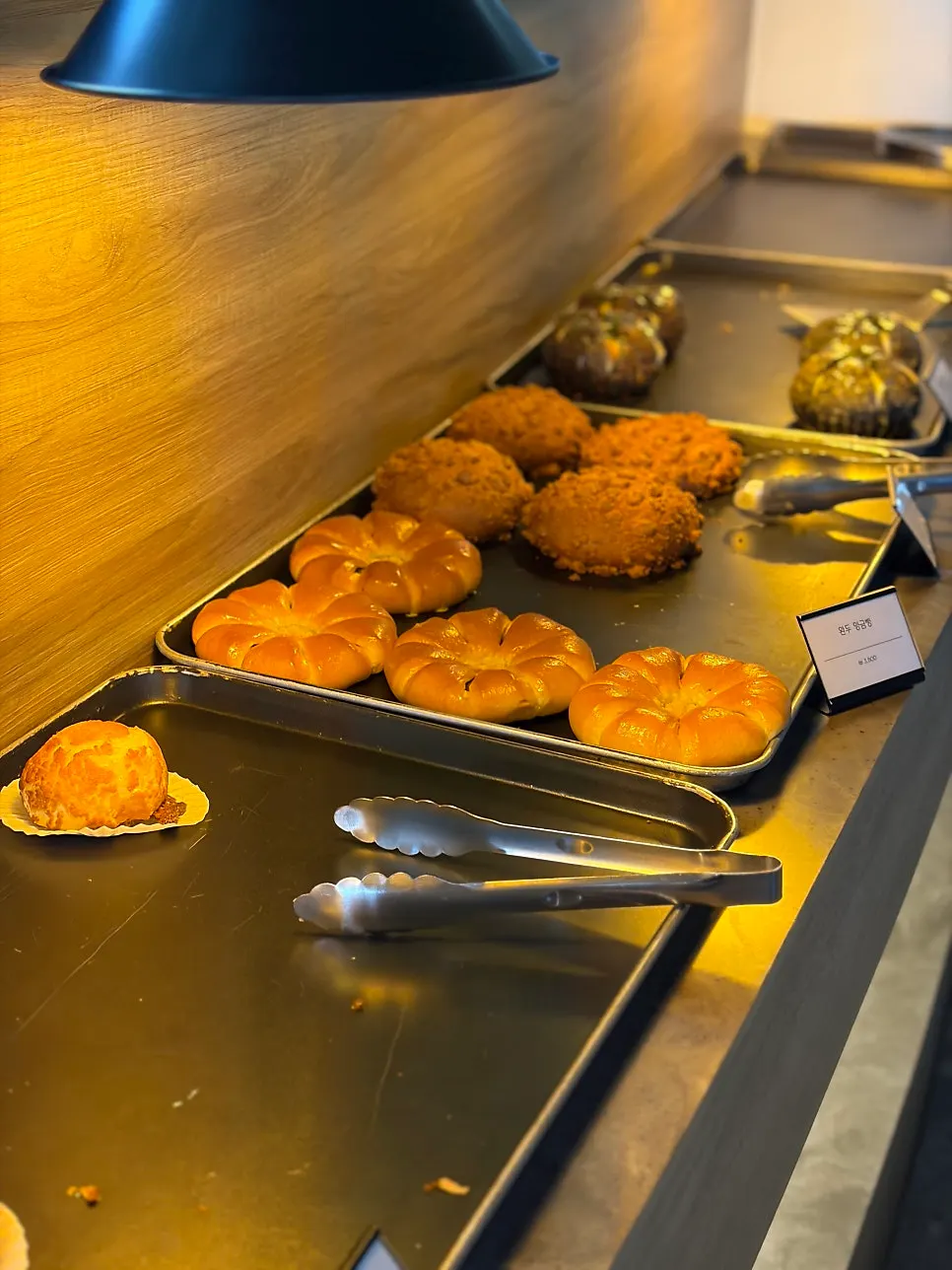 Bread display including pepperoni ciabatta