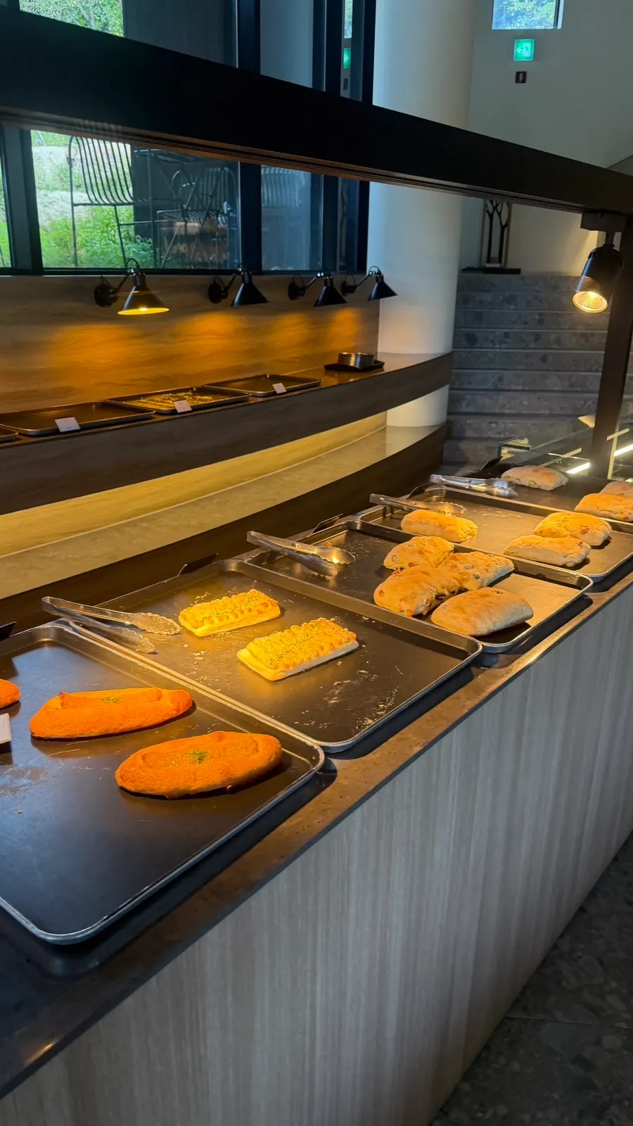 An empty tray at MUG after popular breads sold out in the afternoon