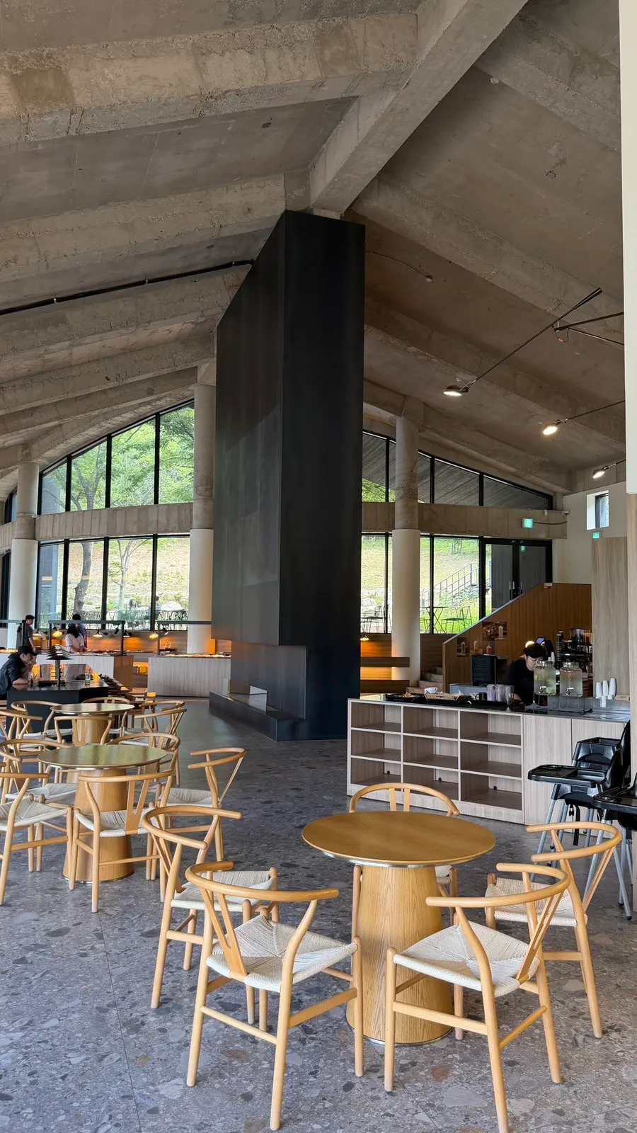 Spacious indoor seating at MUG