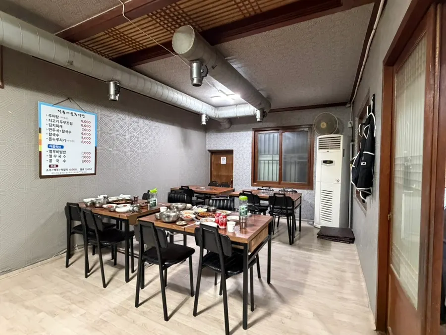 Busy restaurant interior