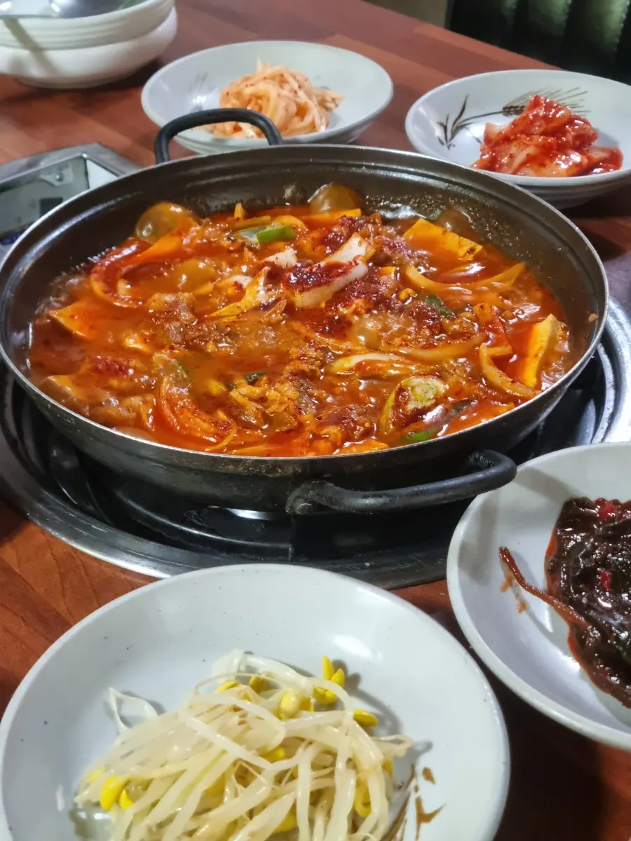 Beef tofu stew as a full meal