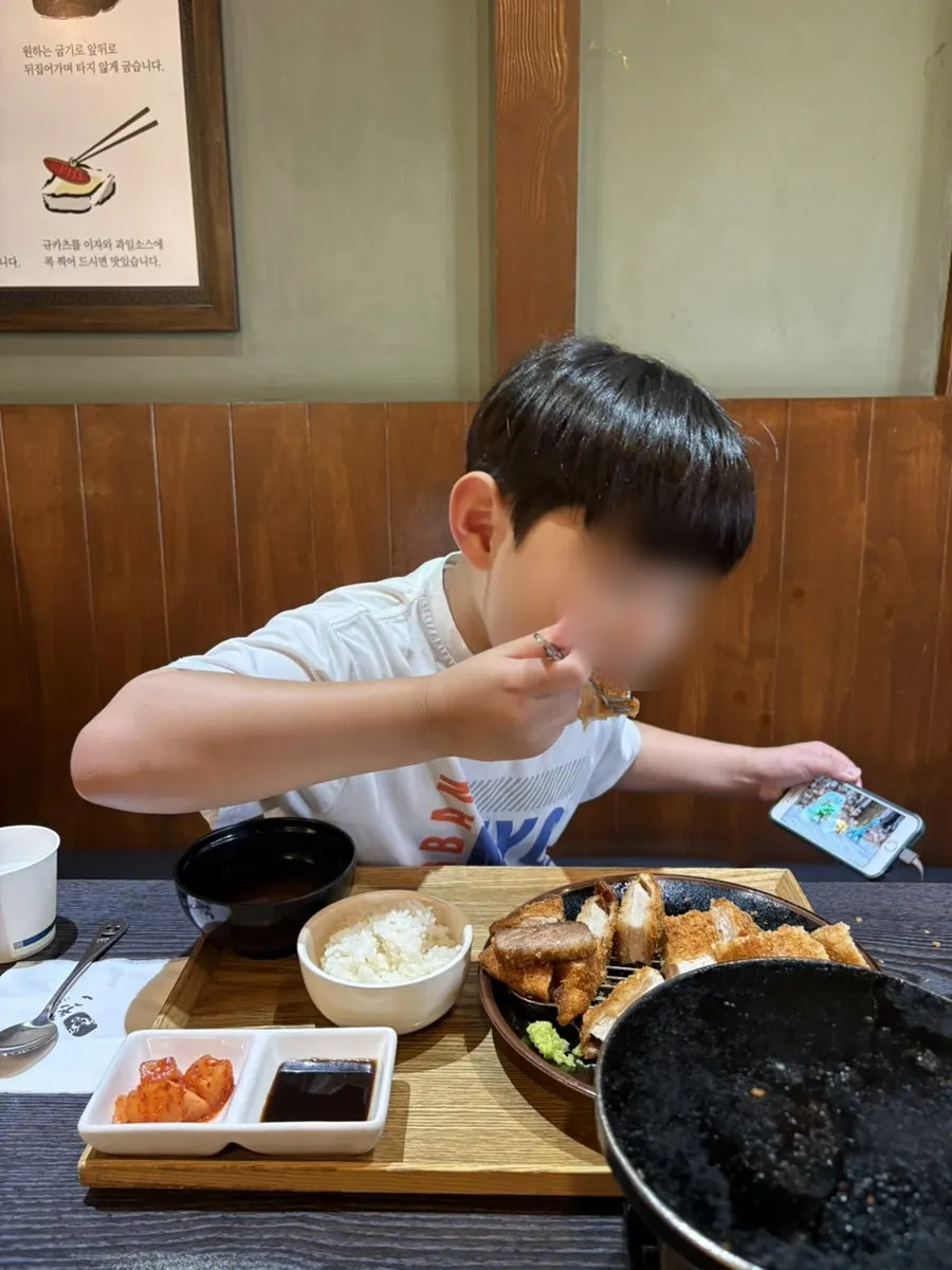 A melt-in-your-mouth piece of gyukatsu