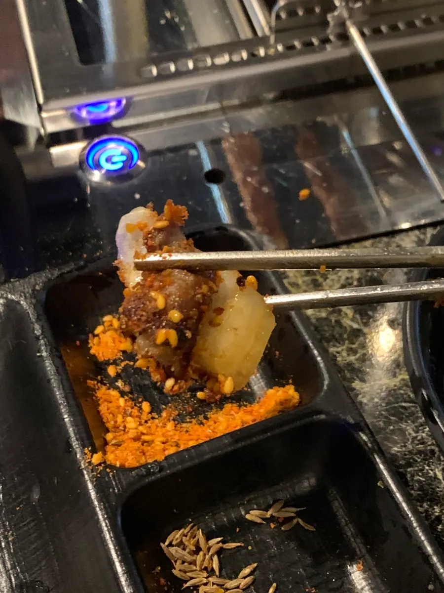쯔란 시즈닝에 찍은 양꼬치