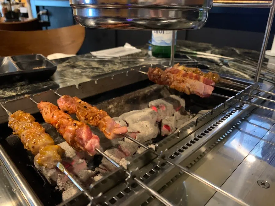 심야 꼬치 양꼬치 한 상 마무리 컷
