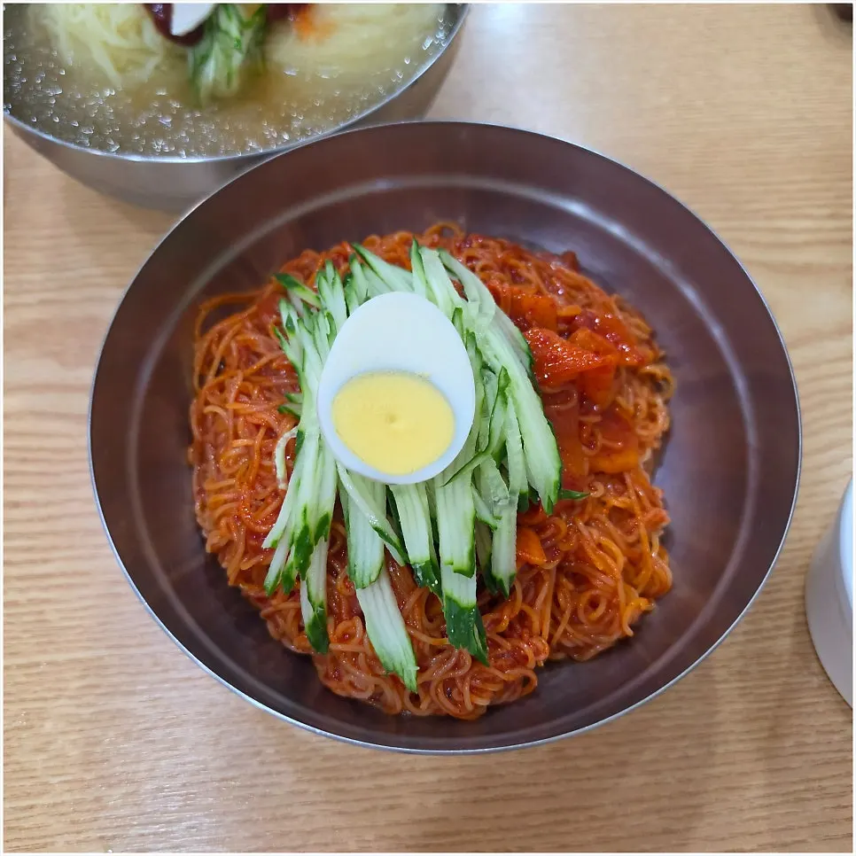 삼삼밀면 비빔밀면 곱빼기