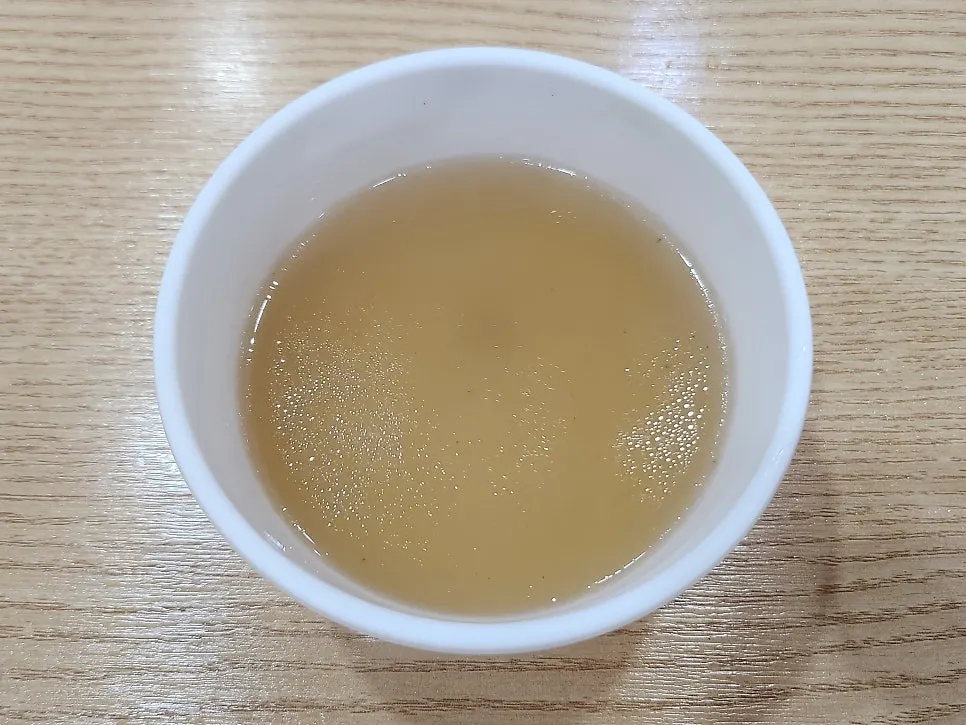 Ordered water milmyeon and bibim milmyeon
