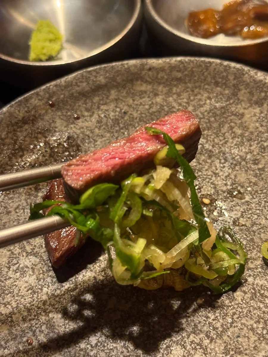 A softly grilled piece of angeomisal
