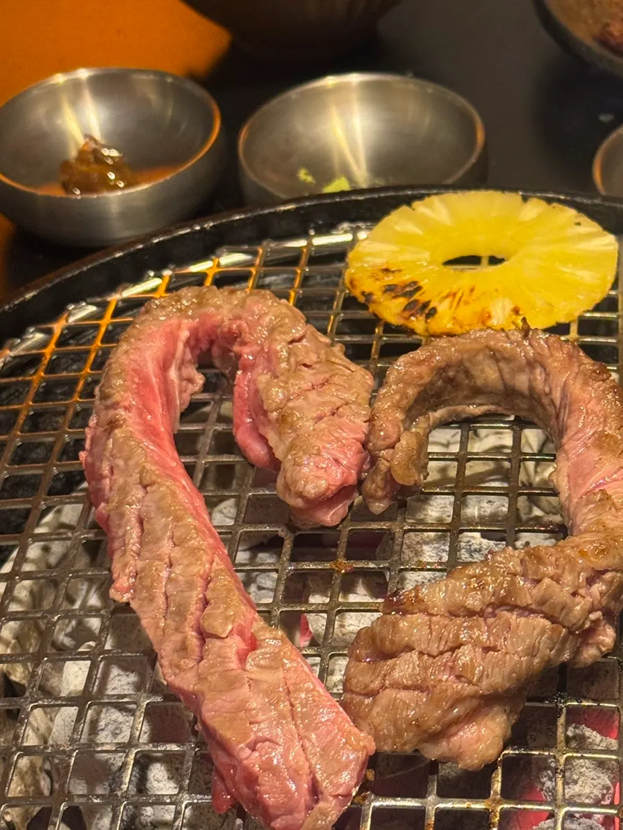 Gadakgalbi grilling as the final cut