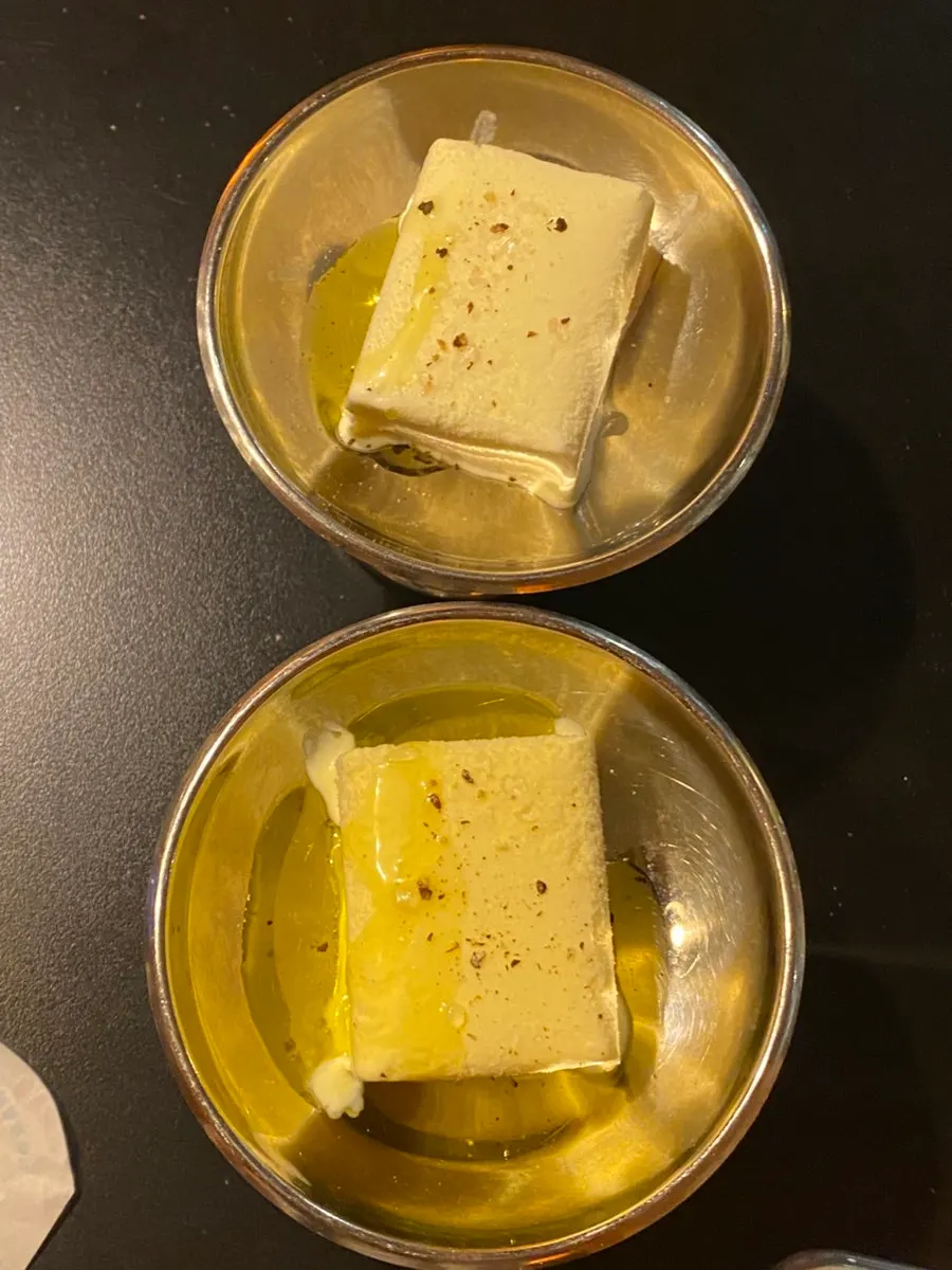 Excellent ice cream served as dessert