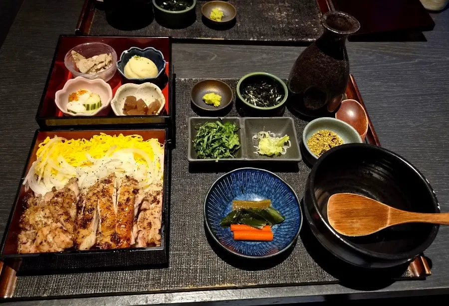 히츠마부시 한 상 차림 전체
