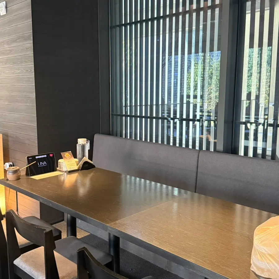 Interior seating in calm brown tones