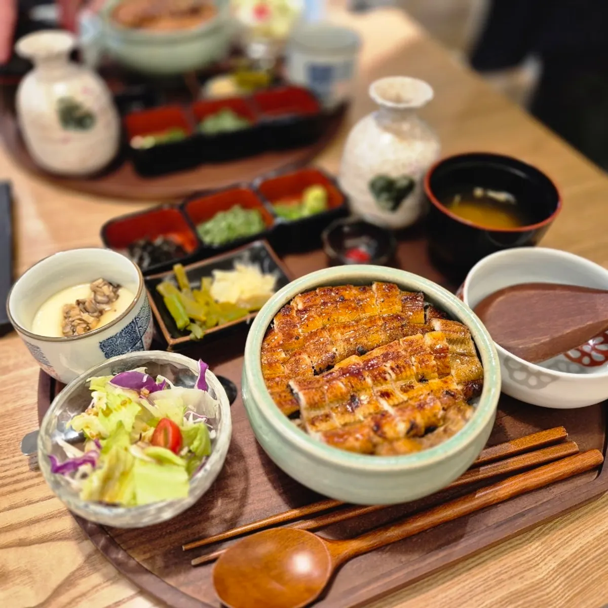 Antibiotic-free eel grilled over charcoal at Unagiwa