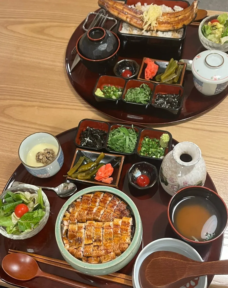 Nagoya-style hitsumabushi eel rice bowl at Unagiwa
