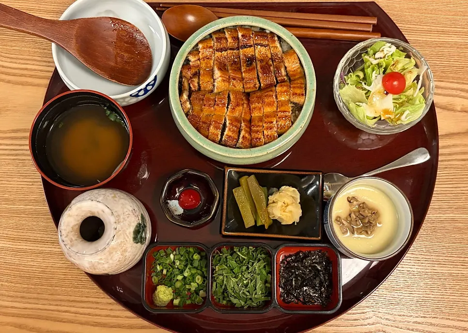 Hitsumabushi Sang set for two at Unagiwa