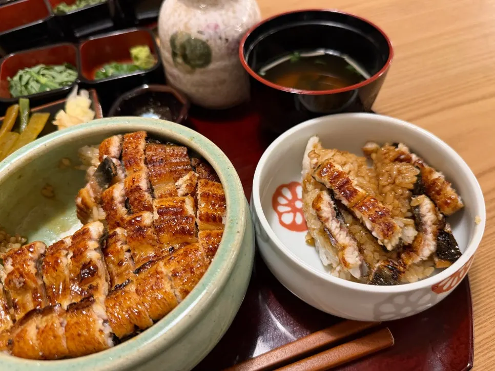 Guide showing four ways to eat hitsumabushi