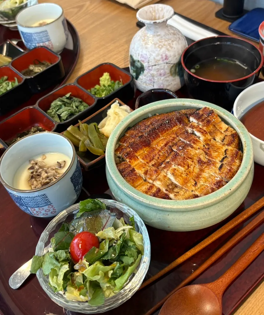 히츠마부시套餐两人份摆盘