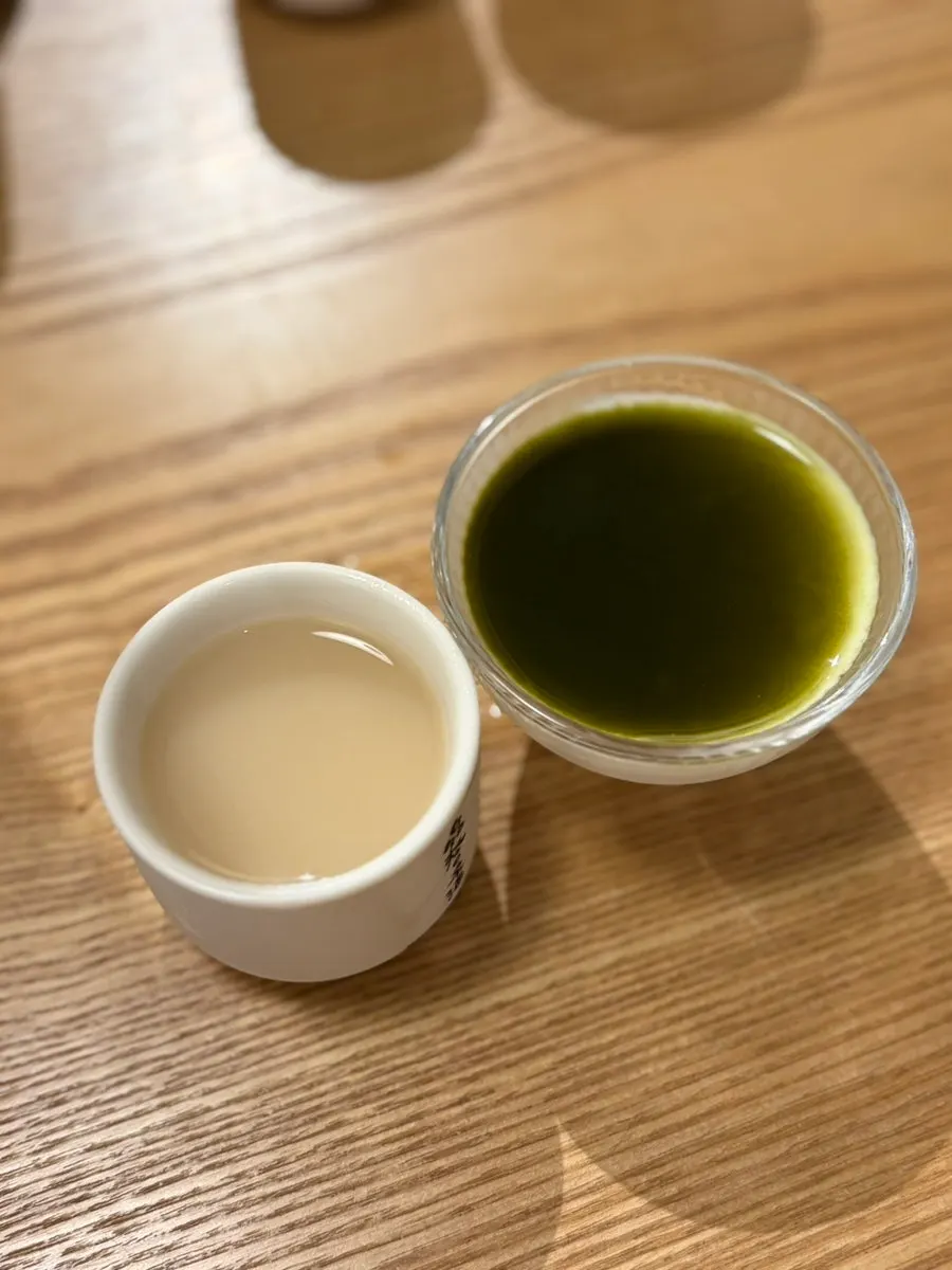 Matcha pudding yang diterima melalui acara ulasan
