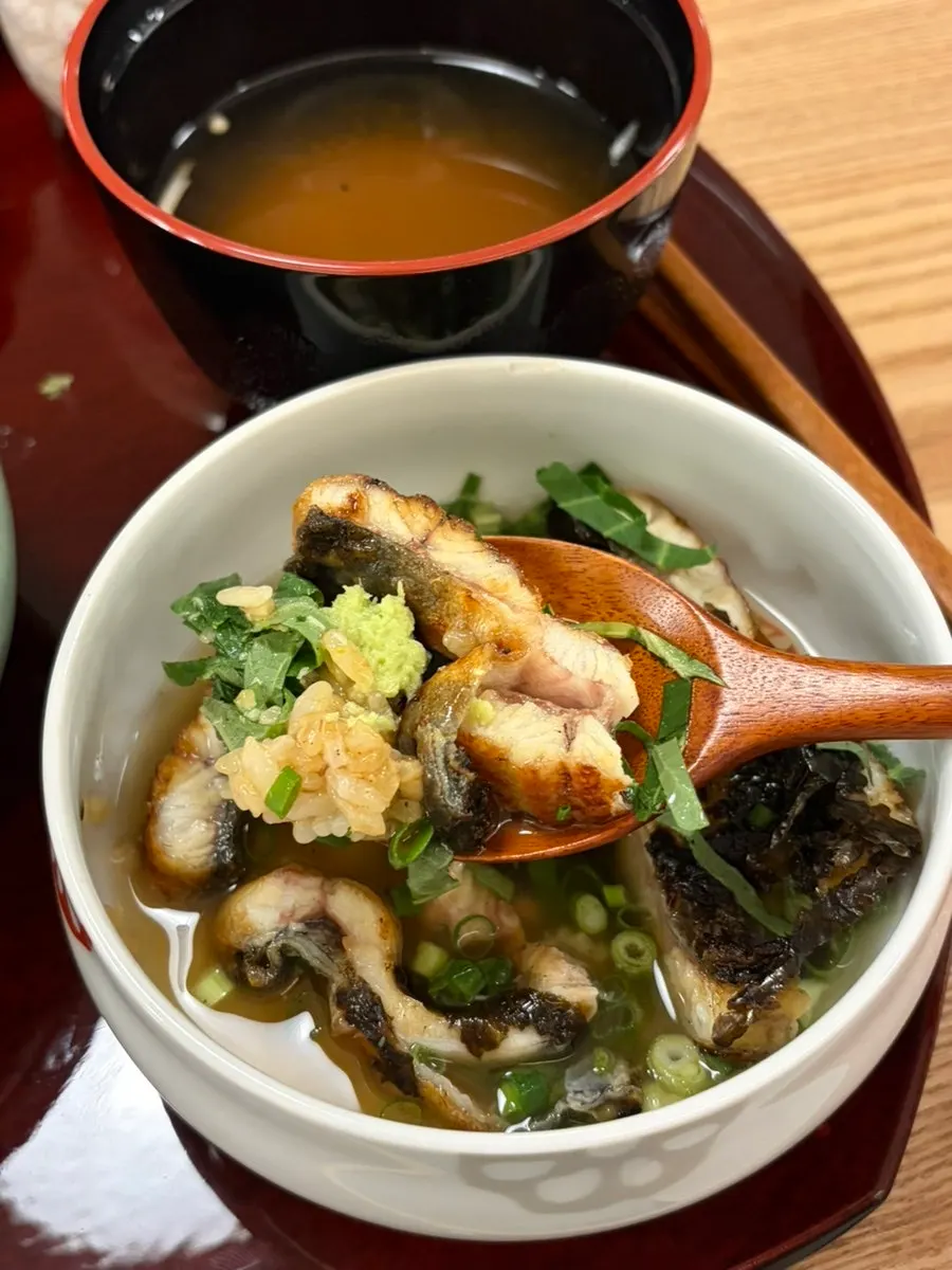 お茶漬けで締めくくったひつまぶし膳