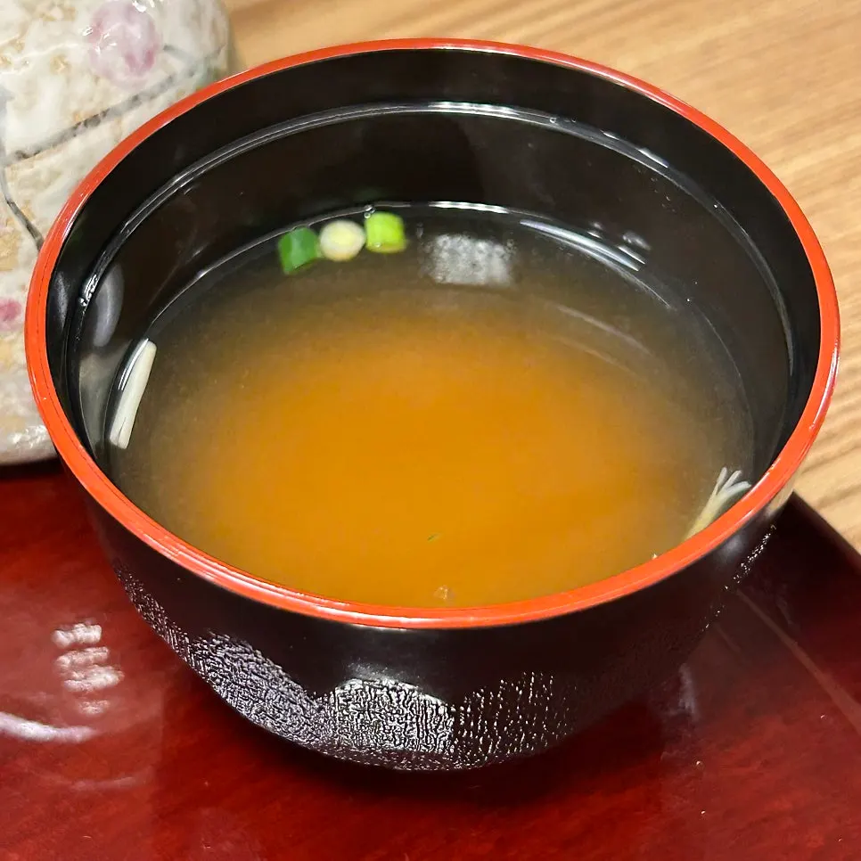 Japanese-style steamed egg with shiitake mushroom on top
