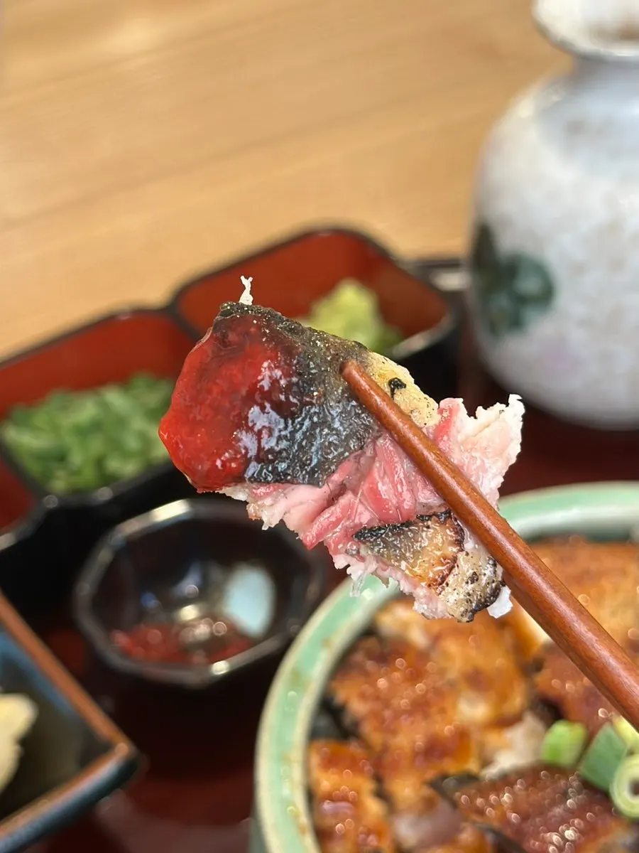 House-made red plum sauce, bainiku