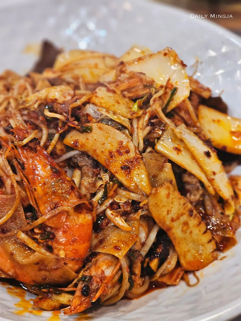 Photo of the mala tang eaten on a previous visit, for comparison