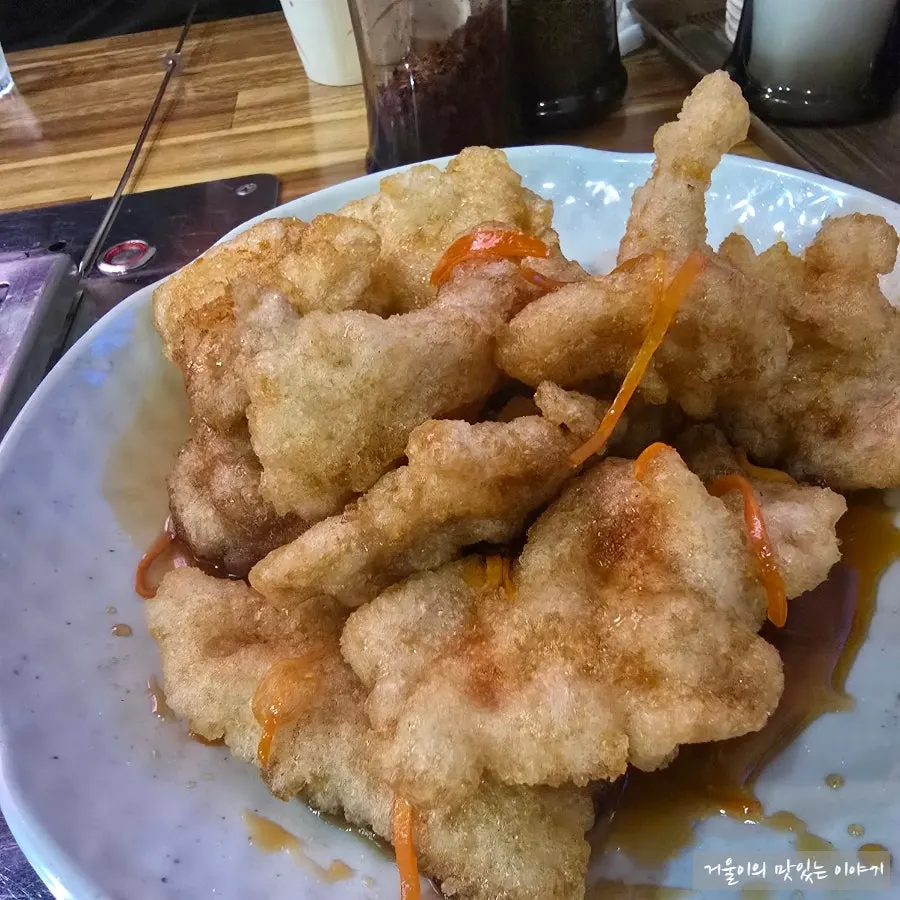 양꼬치 건배를 위한 상차림