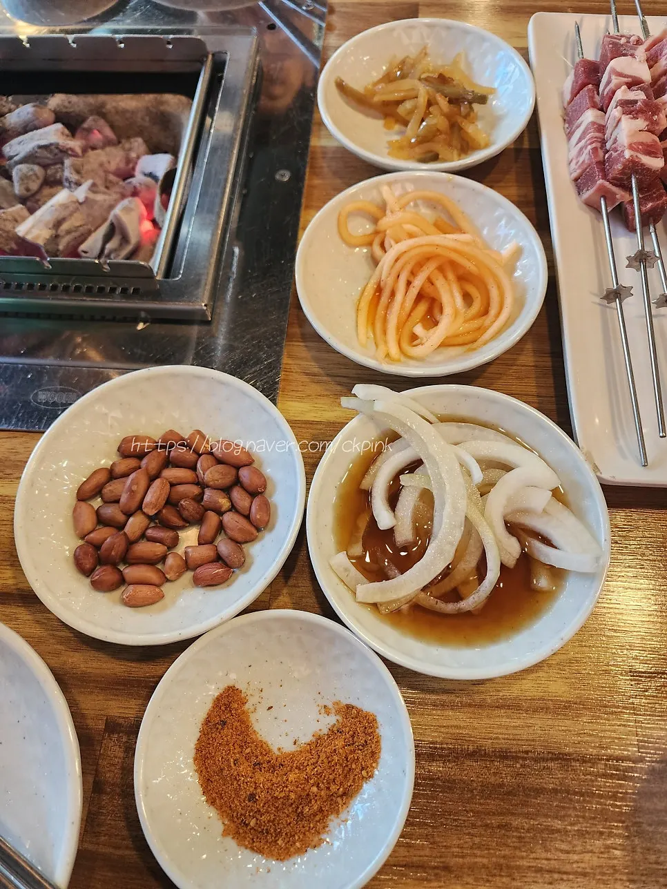 테이블 태블릿 주문 화면