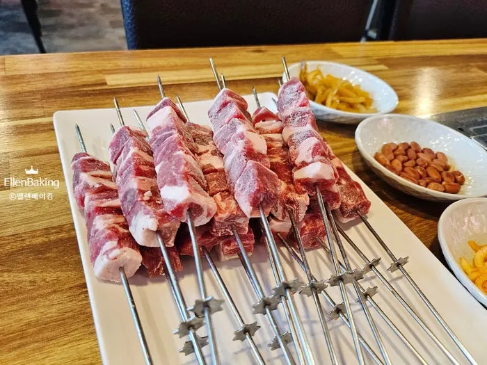주문 후 세팅된 테이블
