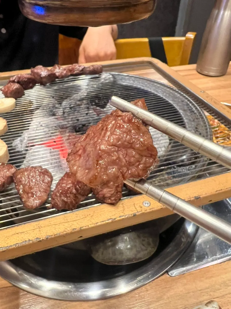 Cubed short rib cut into bite-sized pieces