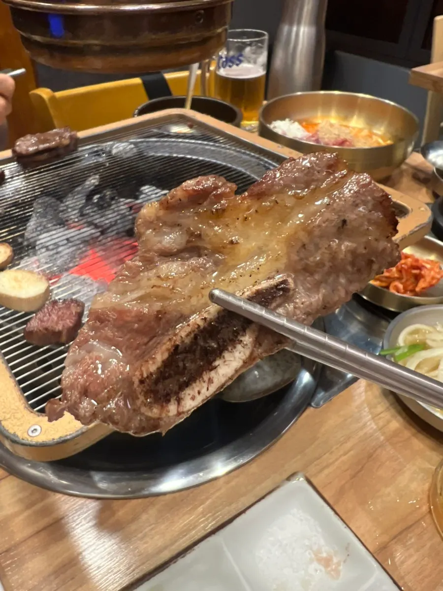 Fully grilled LA galbi