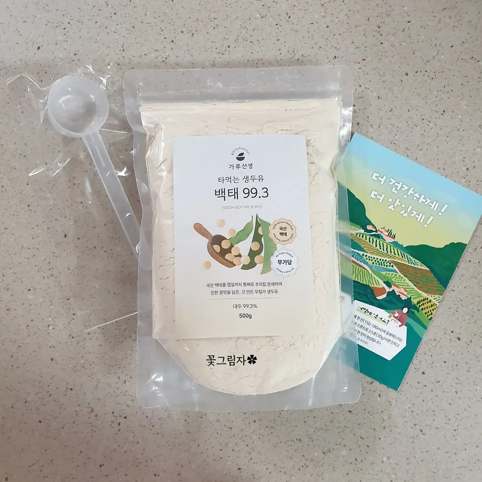 Garu Teacher Drinkable Fresh Soy Milk White Soybean product