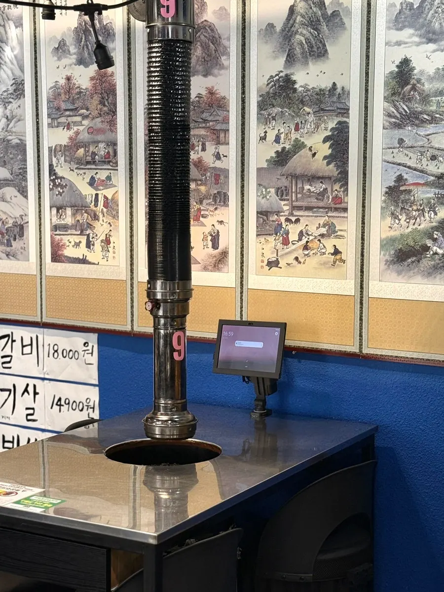 Wall with an Oriental painting inside Untan Taepyeong