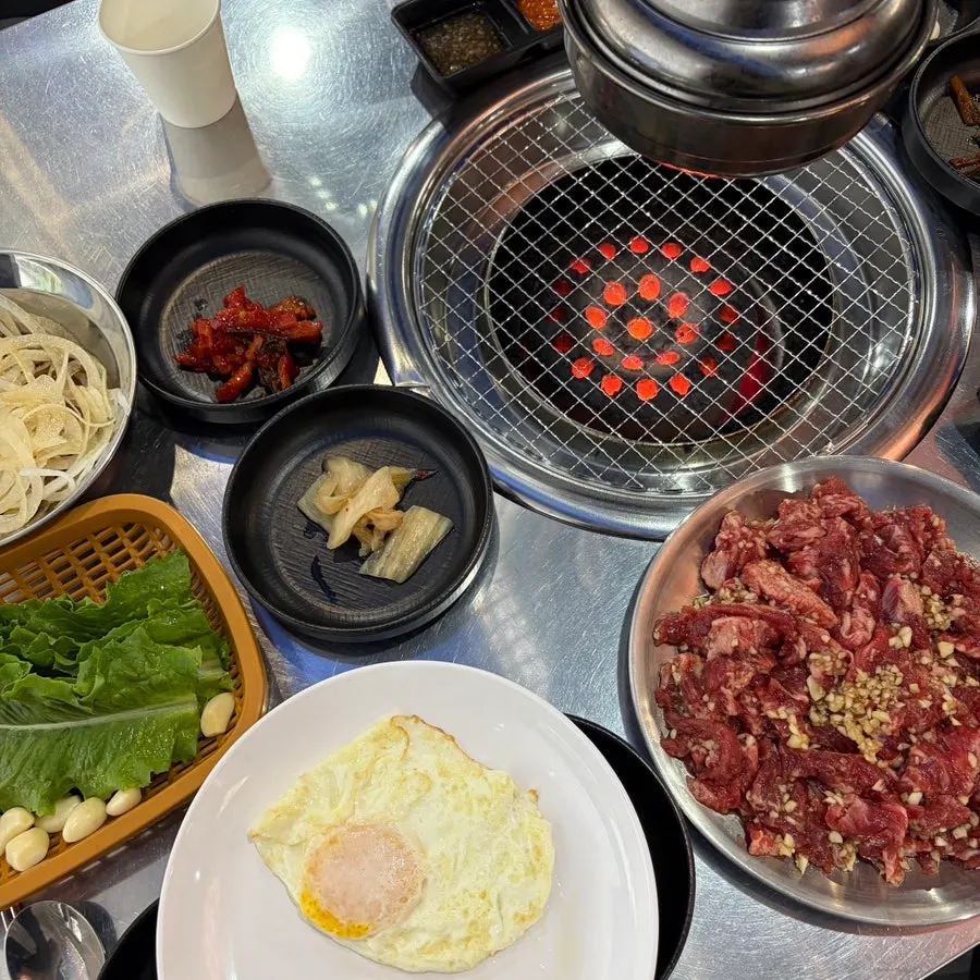 운탄 태평점 사이드 메뉴판