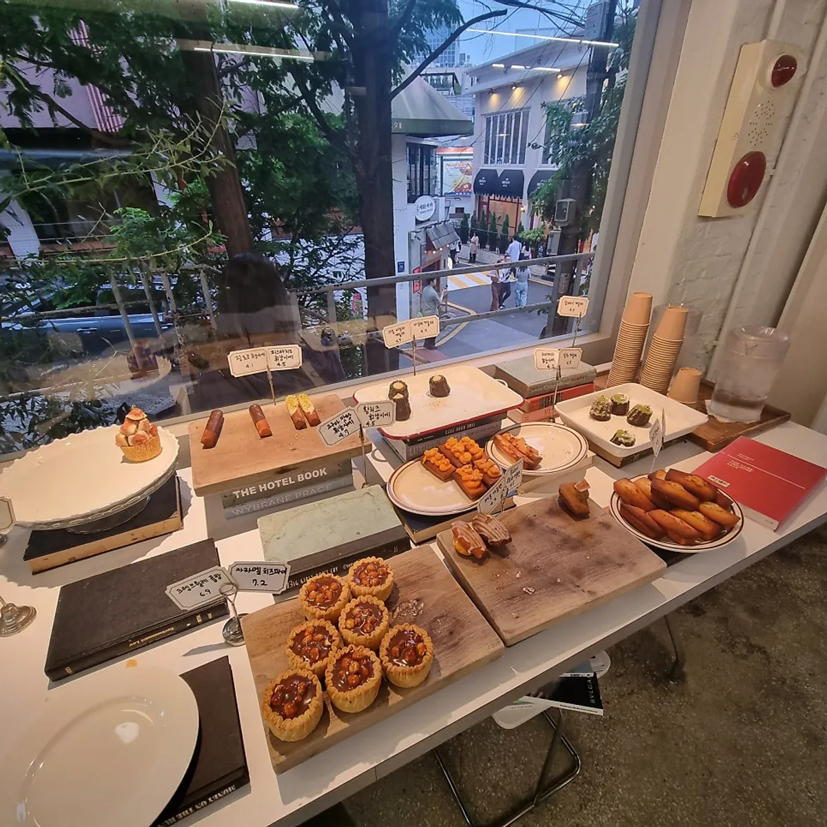 Upper and Under's bakery case mostly emptied by evening