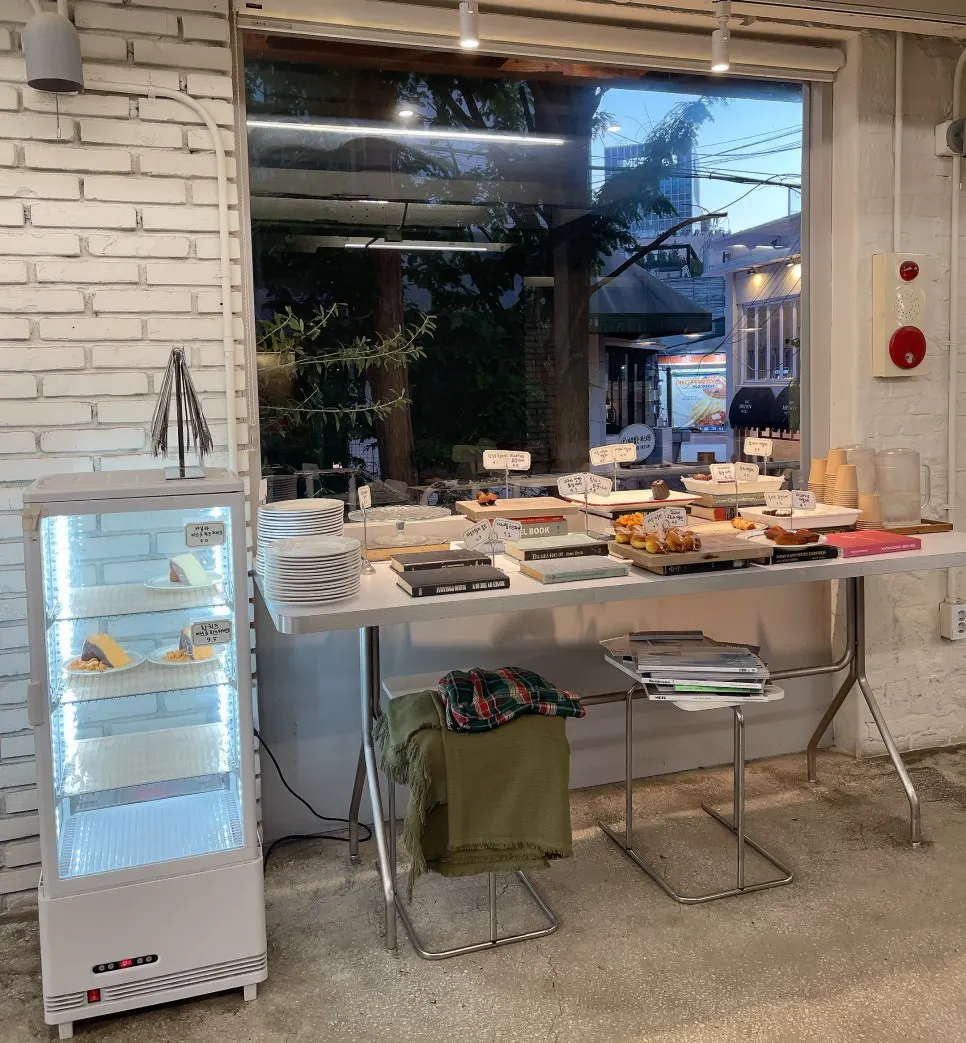 Dessert showcase at Upper and Under