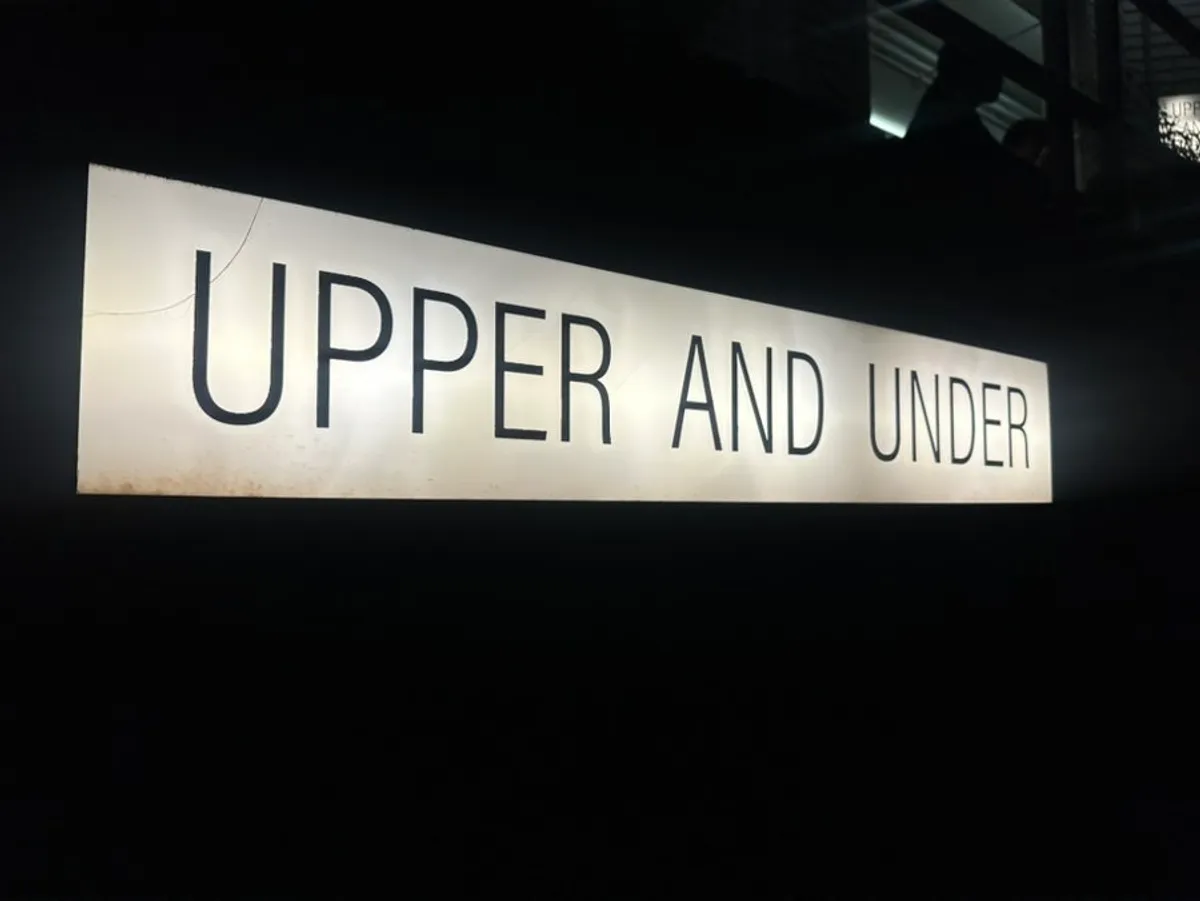 Exterior of Upper and Under, a terrace café near Sinnonhyeon Station