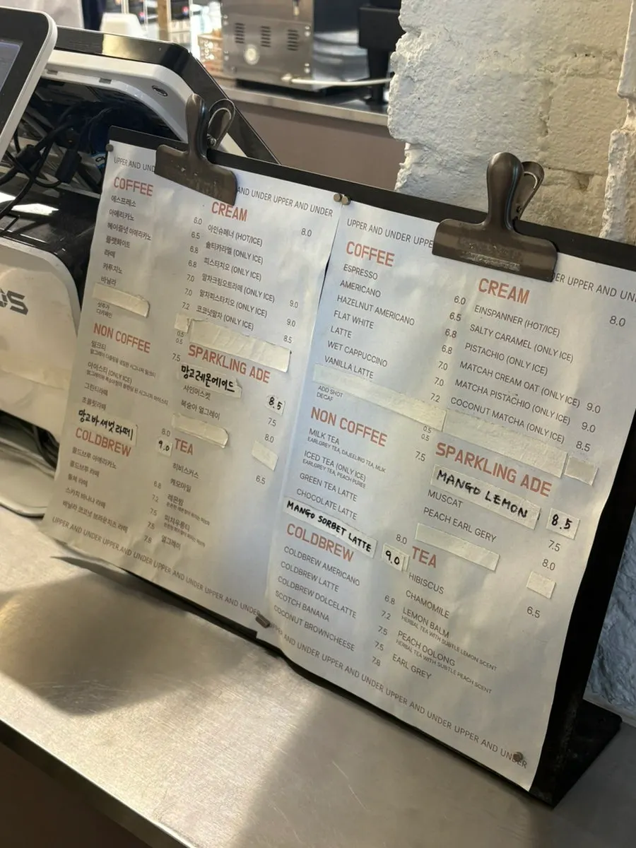 Outdoor table view at Upper and Under