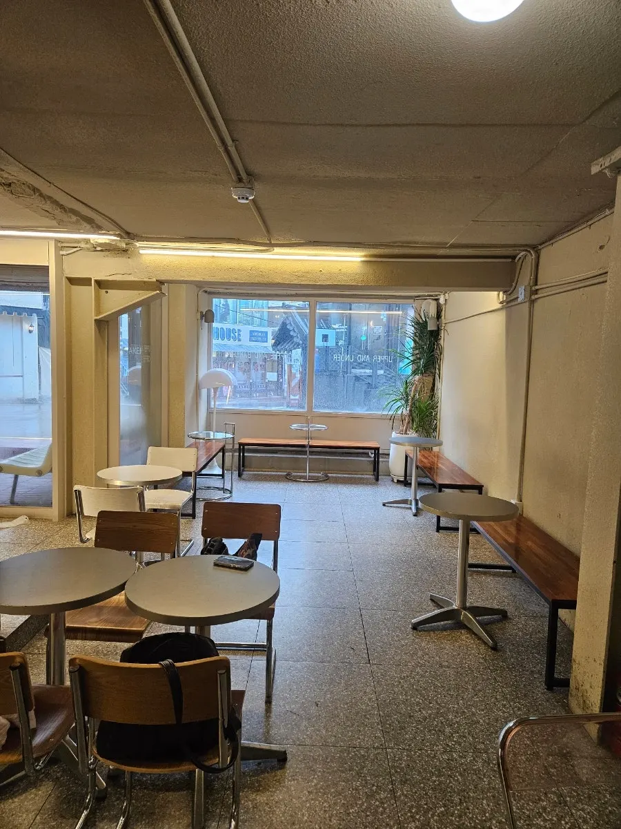 Spacious 1st floor interior of Upper and Under